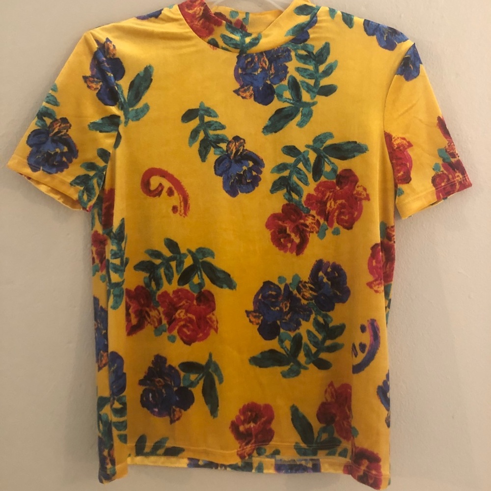 NWOT✨ Zara Velvet Blouse